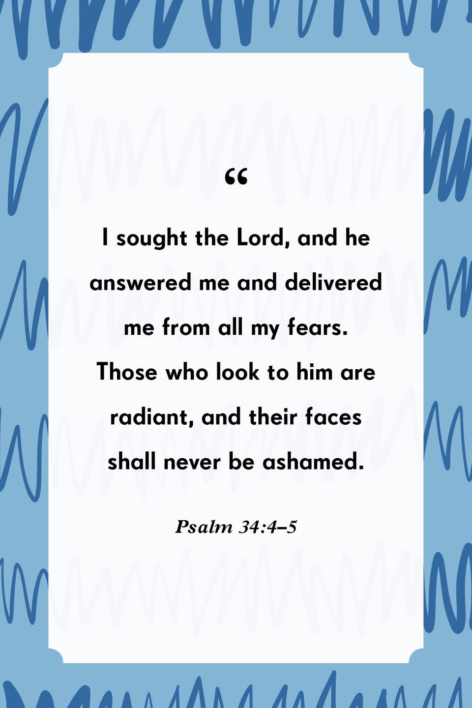 2) Psalm 34:4–5