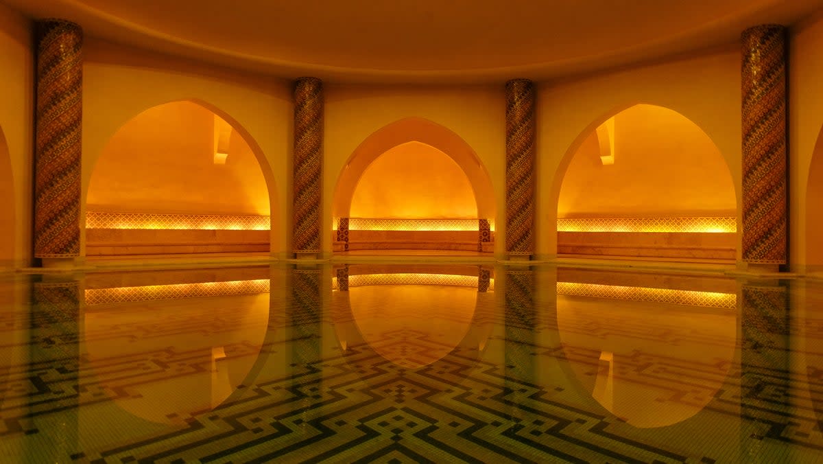 Hammam at Hassan II Mosque in Casablanca, Morocco (Getty Images)