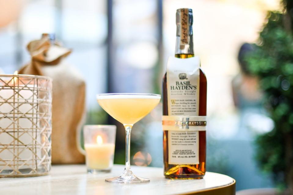 Athena Calderone: Chamomile-Honey Whiskey Sour