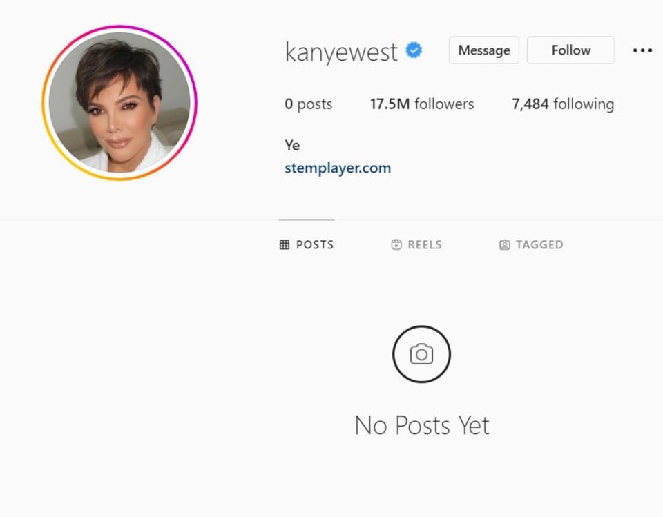 Kanye West’s Instagram (Kanye west/Instagram)