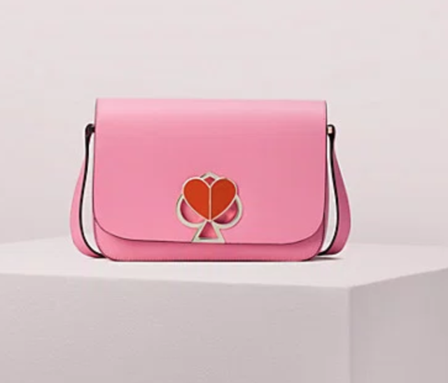 Kate Spade New York Nicola Small Twistlock Bag in Hibiscus Tea