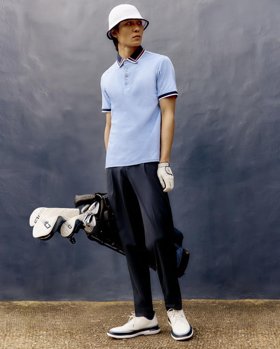 Mr Porter has teamed with G-Fore on a golf collection.