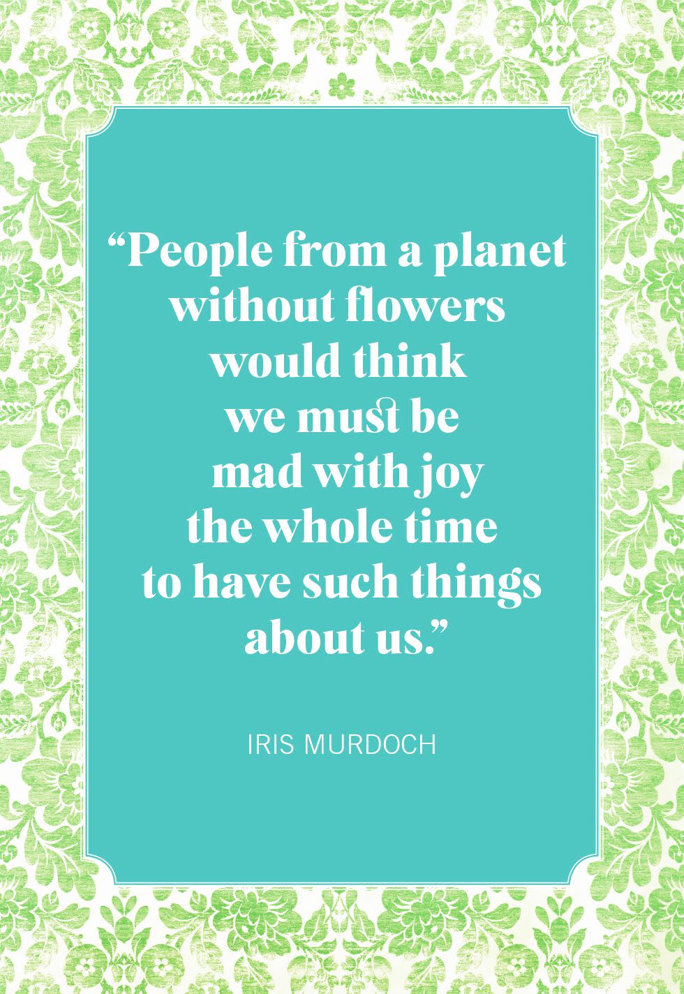 iris murdoch flower quotes