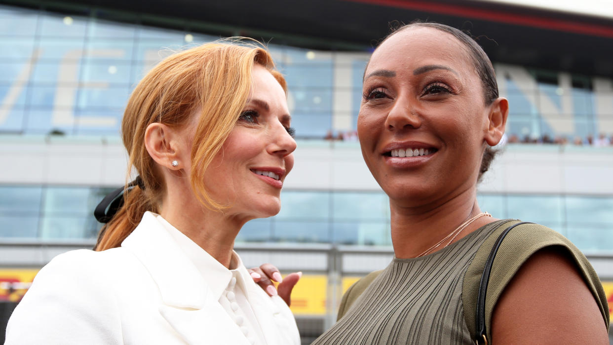 Geri Horner praised 'brave' Mel B for appearing in a short film about domestic violence. (Charles Coates/Getty Images)