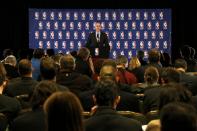 NBA Commissioner Adam Silver speaks at a news conference in New York April 29, 2014. Silver announced that Los Angeles Clippers owner Donald Sterling was banned for life and heavily fined by the NBA over racist comments he made. REUTERS/Mike Segar (UNITED STATES - Tags: SPORT BASKETBALL)