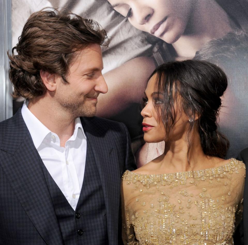 Bradley Cooper and Zoe Saldana