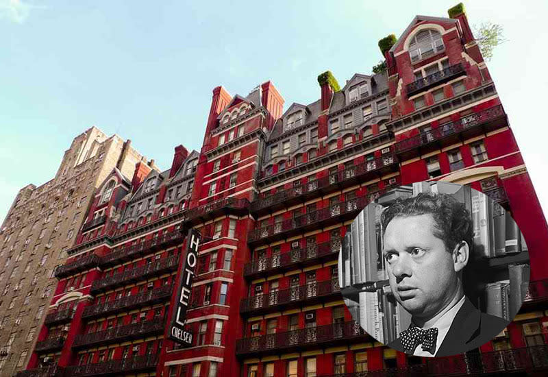 <p>The Big Apple’s historic Hotel Chelsea has a haunted reputation ever since it was constructed back in 1883. Frequented by an A to Z list of celebrities, including Andy Warhol, Patti Smith, Janis Joplin and Jimi Hendrix, the hotel’s legacy is blood-splattered. The ghost of Welsh writer Dylan Thomas – who died at the hotel after a night of excessive drinking – is said to roam its corridors. While that of Sex Pistols star, Sid Vicious – suspected of stabbing his girlfriend, Nancy Spungen, in Room 100 – is rumoured to frequent the east elevator of the hotel.</p>