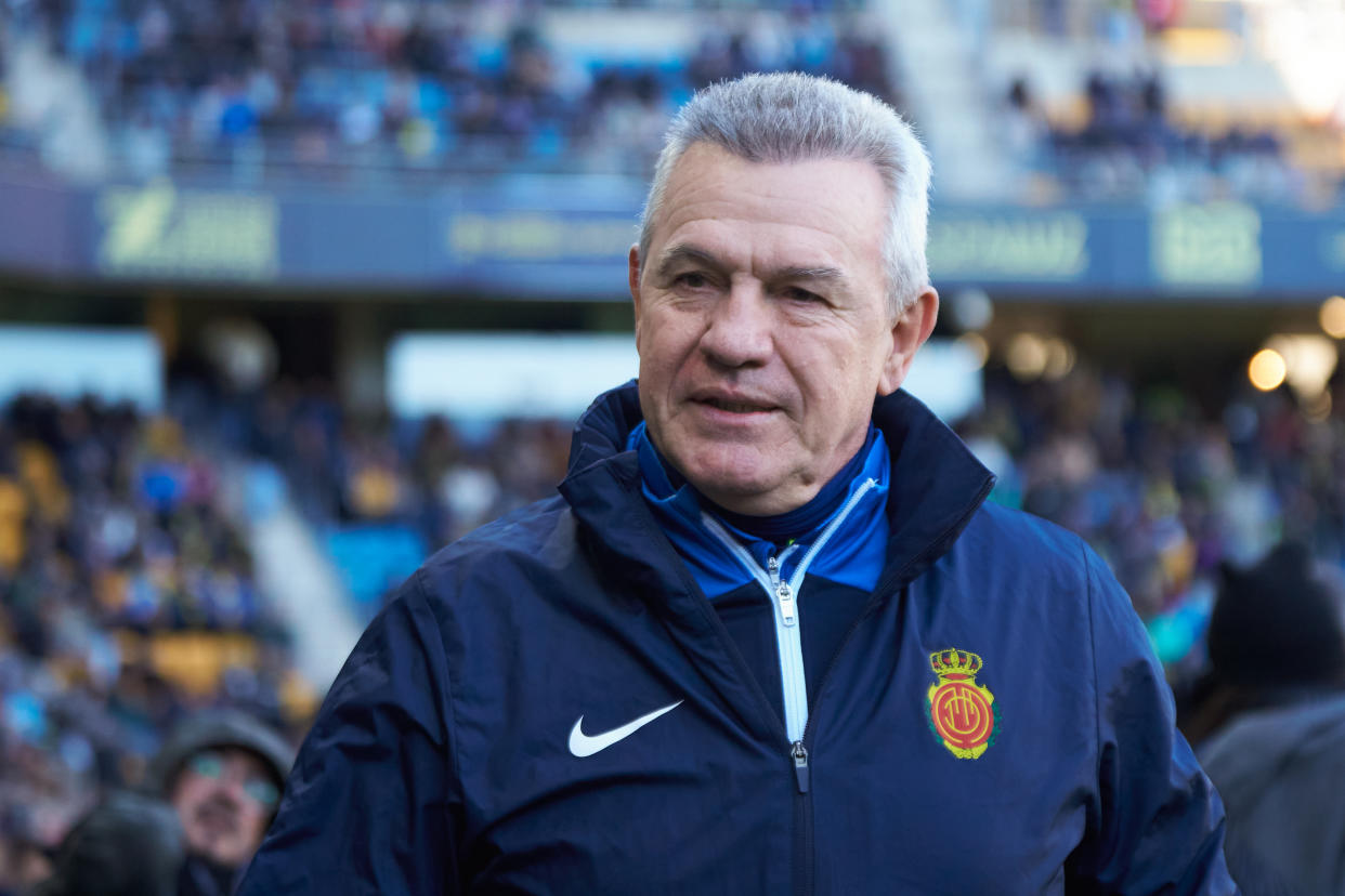 Javier Aguirre en el partido de Liga Española entre Mallorca, su equipo, y el Cádiz. (Joaquin Corchero/Europa Press via Getty Images)