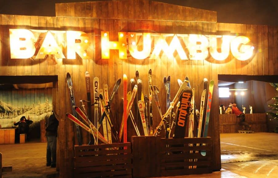 One for the ski road: Bar Humbug at Winterville last year