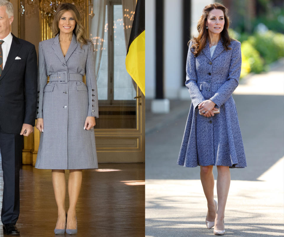 Melania Trump and Kate Middleton in Michael Kors