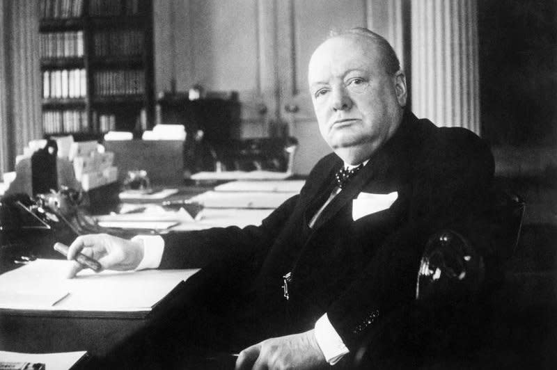 On April 5, 1955, following rumors of failing health, Winston Churchill resigned as prime minister of the United Kingdom. File Photo courtesy Cecil Beaton/Imperial War Museums