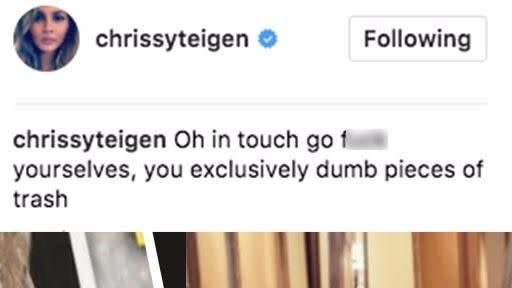 Chrissy Teigen penned this no-holds-barred post after InTouch reported she was having marital difficulties. Source: Instagram/Chrissy Teigen