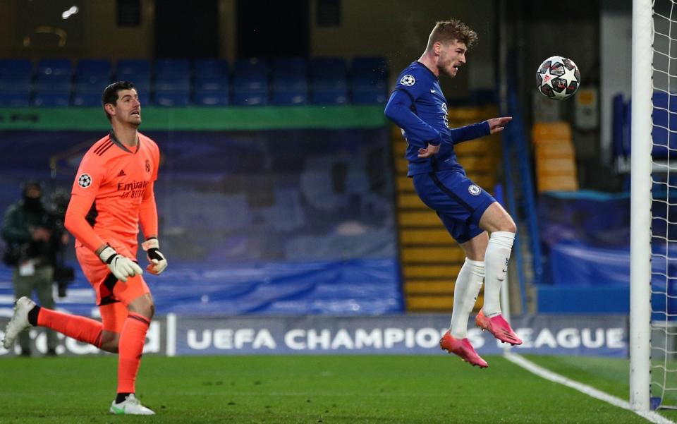 Timo Werner opens the scoring for Chelsea. - GETTY IMAGES