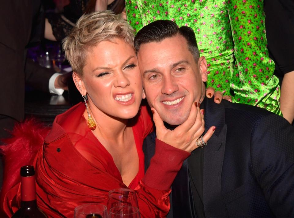 Pink and Carey Hart