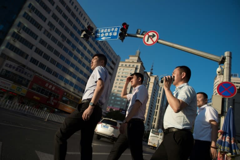 A road in Shenyang, Liaoning province, where authorities seek to revive the recession-hit industrial region