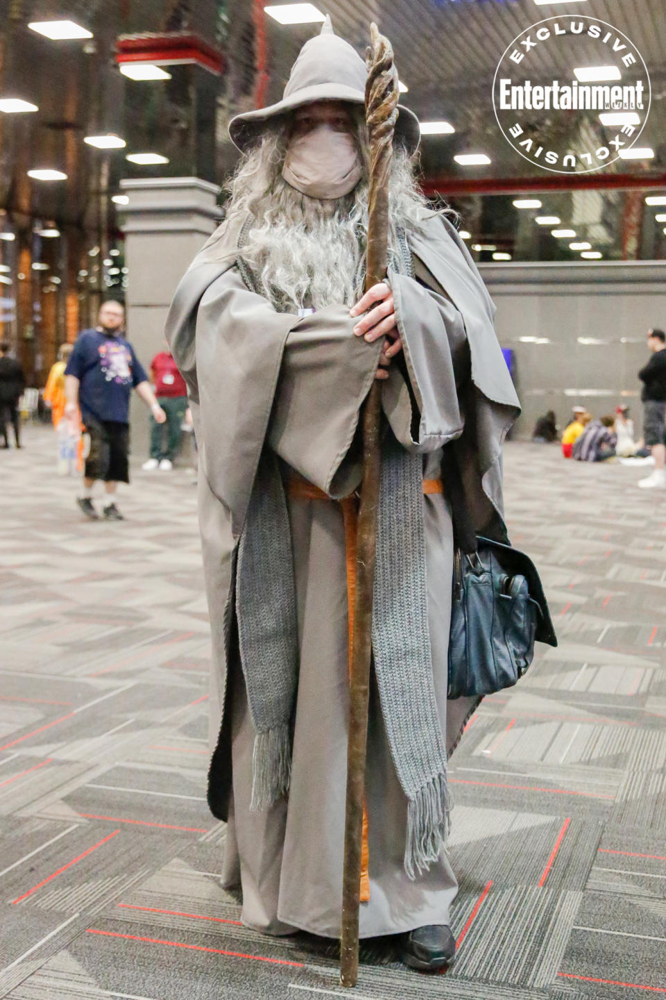 Gandalf the Grey from <em>The Hobbit</em> cosplayer