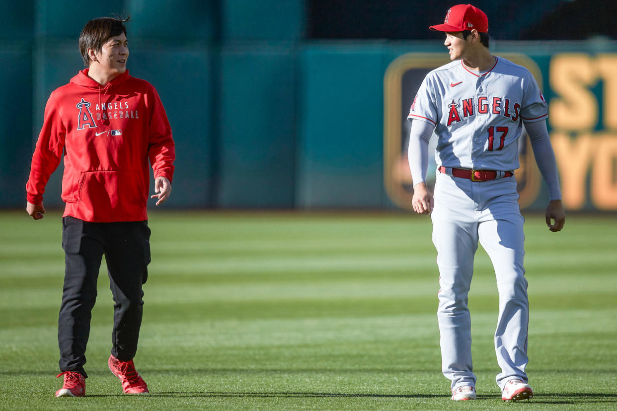 Ippei Mizuhara and Shohei Ohtani (Brad Mangin / Sports Illustrated via Getty Images file)