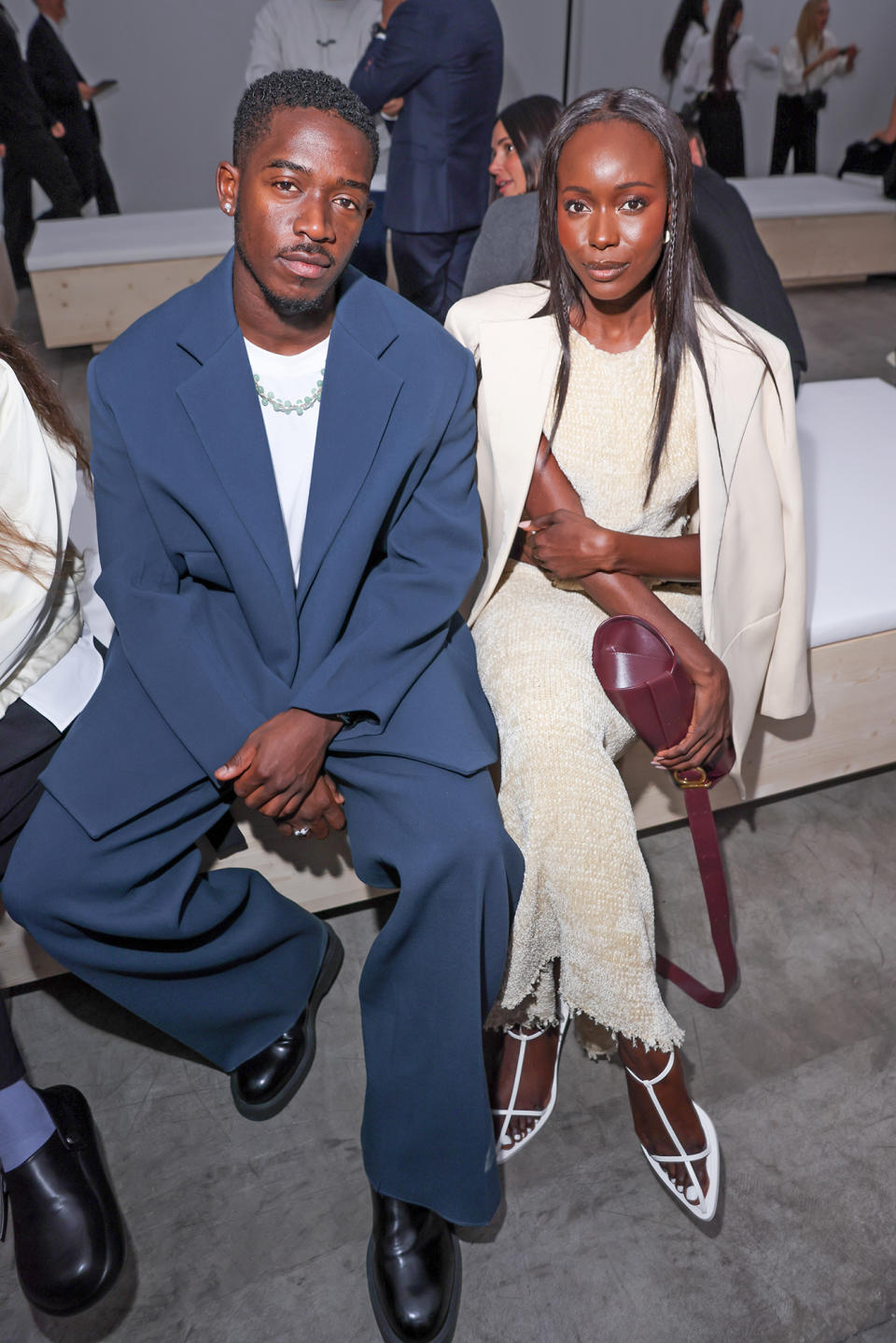 Damson Idris and Anna Diop