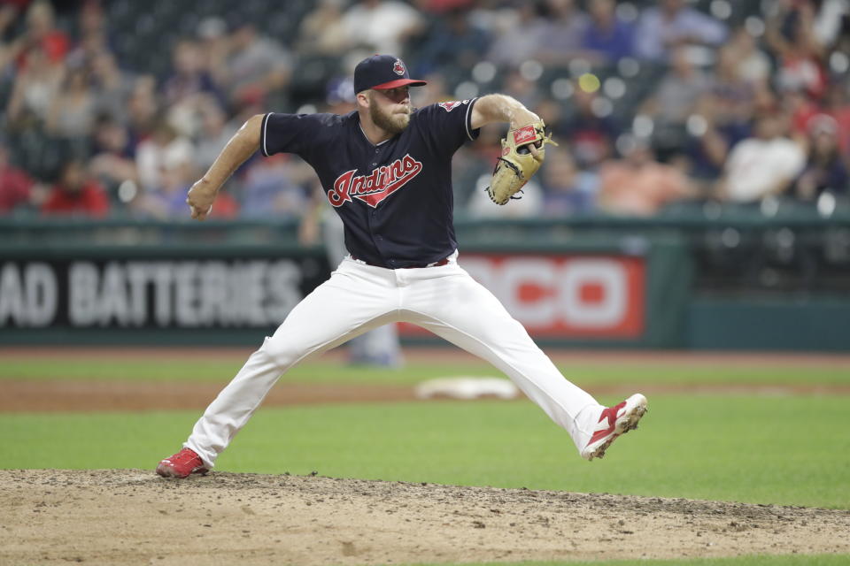 Cody Allen will try to bounce back with the Angels. (AP Photo)