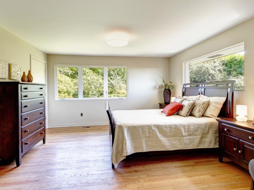 Bedroom with matching furniture