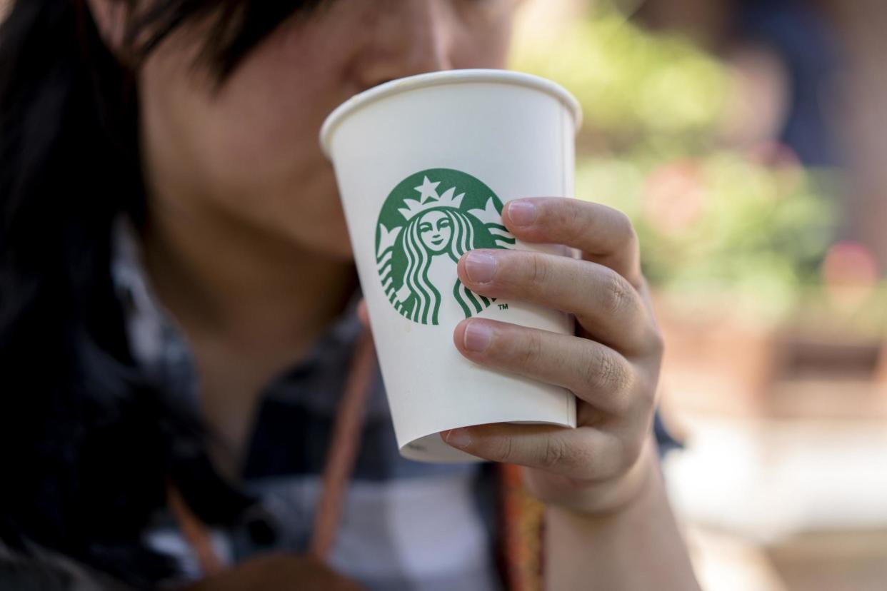 Charge: The 'latte levy' could see an extra 25p added the cost of coffee: LightRocket via Getty Images