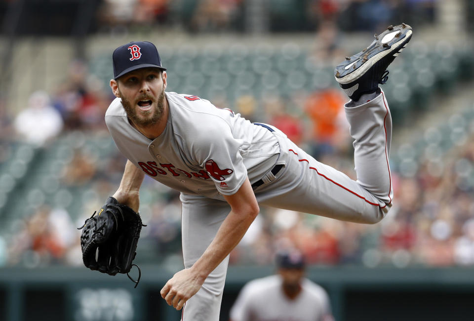 <span>紅襪王牌左投</span>Chris Sale (AP Photo)