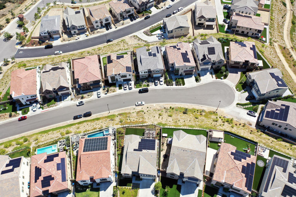 Data from Zillow shows the typical starter home is worth $1 million in more than 100 cities, reinforcing the ongoing affordability challenges in the housing market. (Photo by Mario Tama/Getty Images)