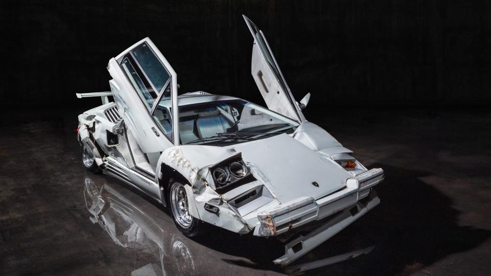 Thrashed The Wolf Of Wall Street Lamborghini Countach Is For Sale