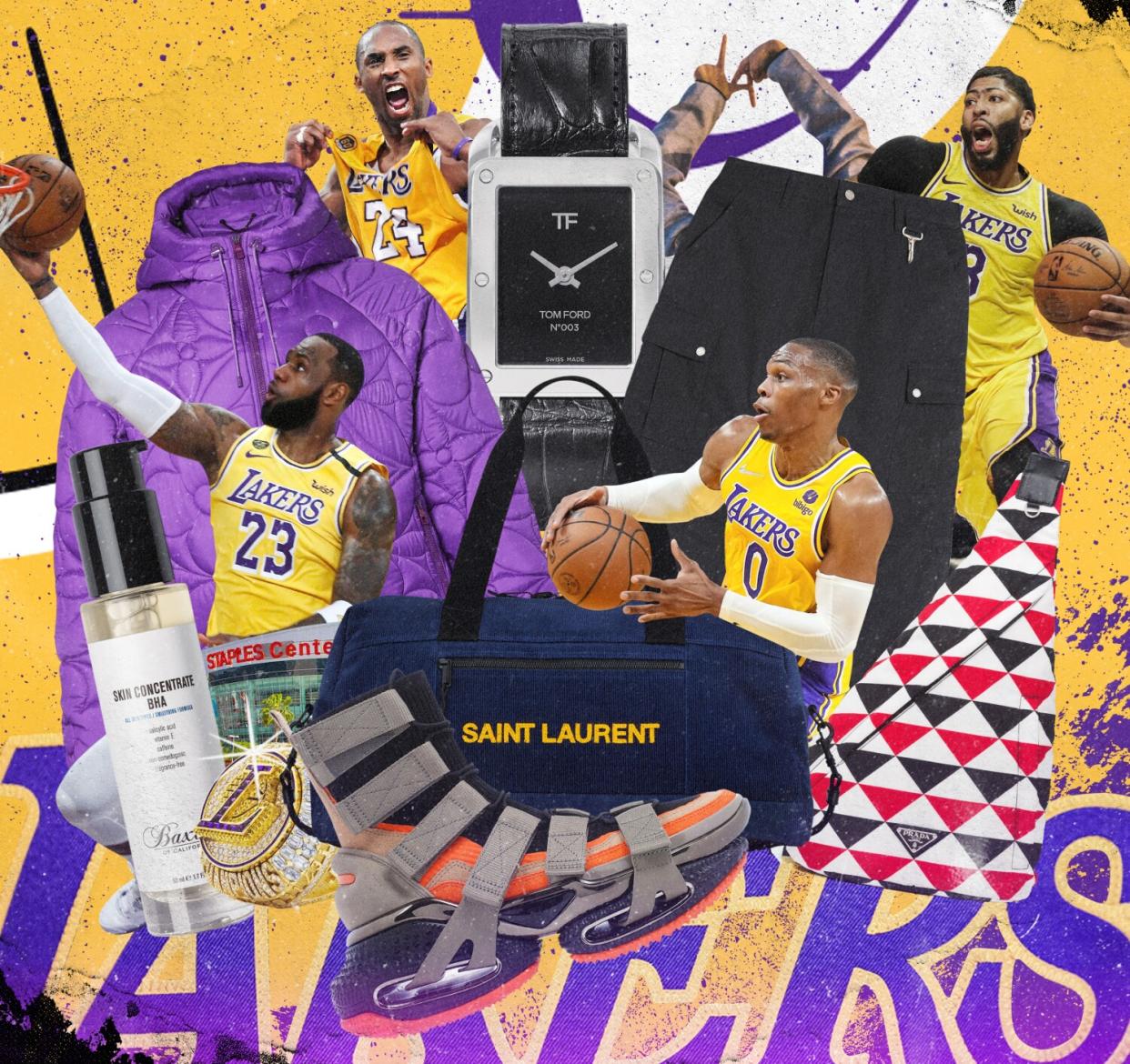 collage of coveted pre-game items for image issue 6