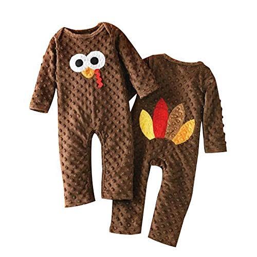 Unisex Baby Thanksgiving Turkey Outfit