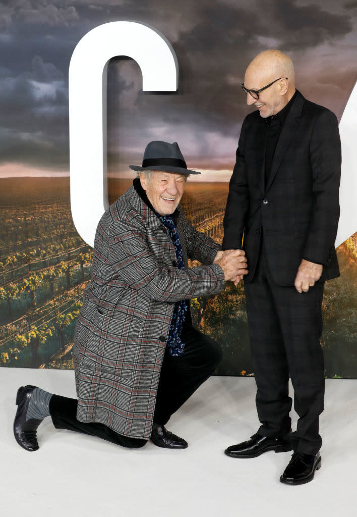 Ian is proposing to Patrick Stewart