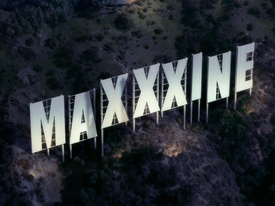 Detail from the poster for MaXXXine. (A24)
