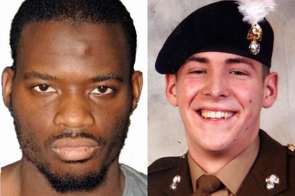 Michael Adebolajo, left, has reportedly apologised in prison for murdering Lee Rigby (Pictures: PA/Rex)