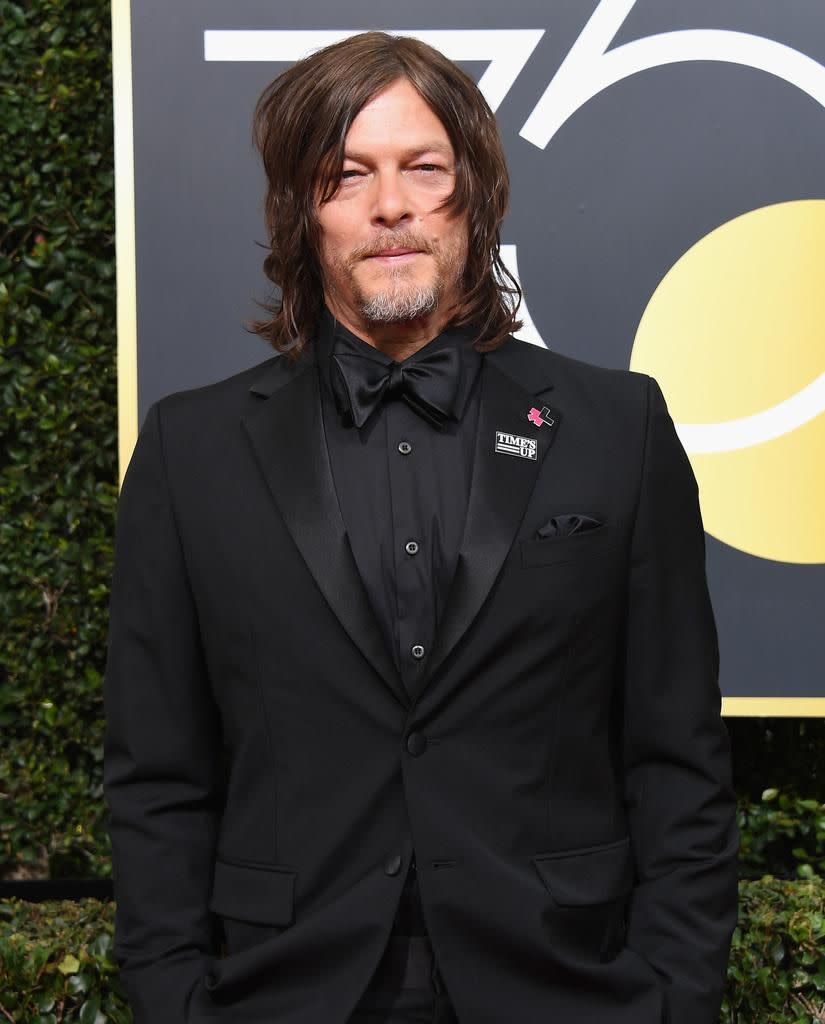 Norman Reedus celebrate The 75th Annual Golden Globe Awards with Moet & Chandon at The Beverly Hilton Hotel. Source: Getty