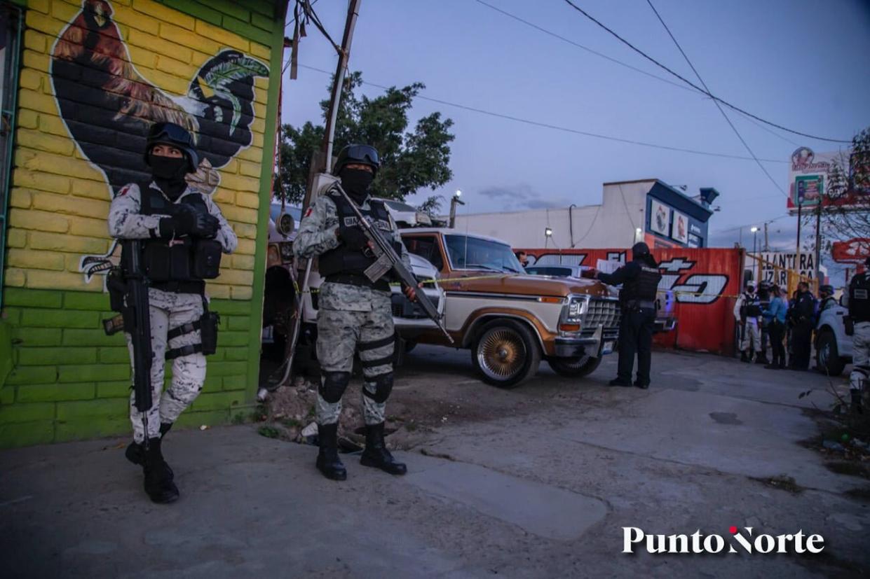 Punto Norte/Facebook       Policía en los alrededores del lugar     