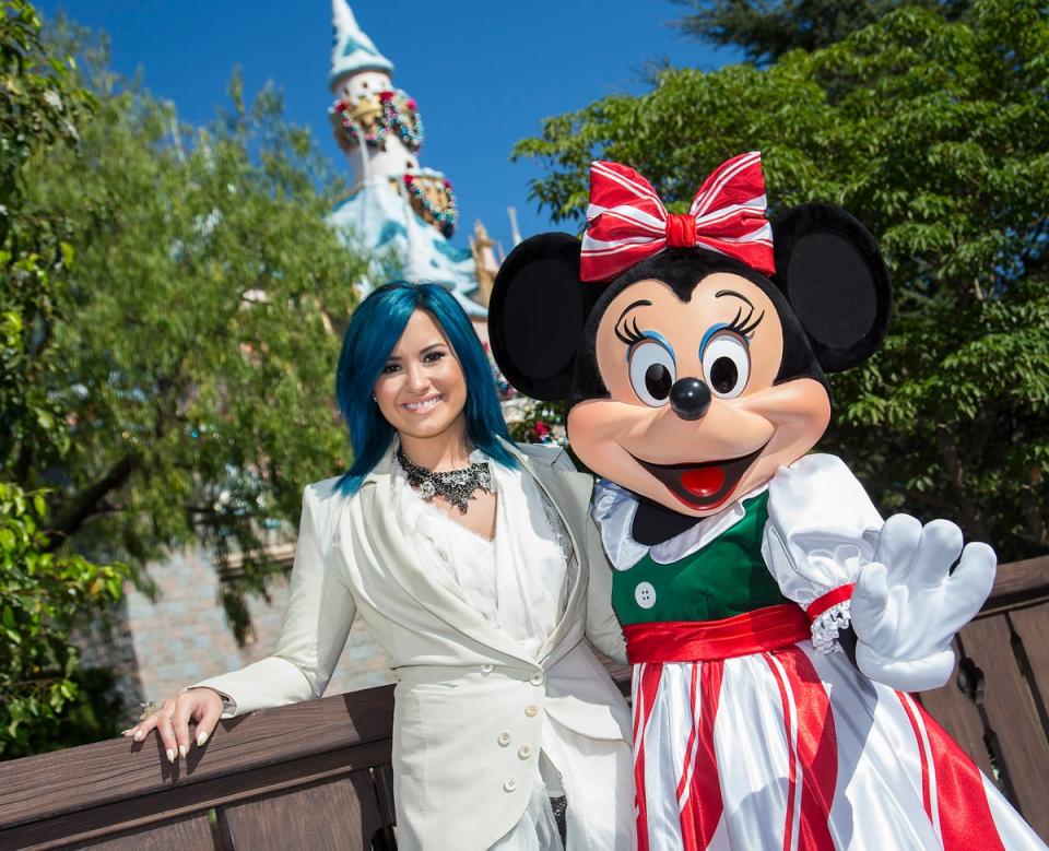 Fans and TV bosses weren’t aware that Lovato, who came to prominence as a child star on Disney, was already using booze and drugs (Getty Images)