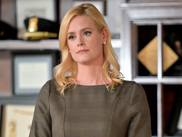 <p>John Paul Filo/CBS/Getty</p> Abigail Hawk as Abigail Baker in 'Blue Bloods.'