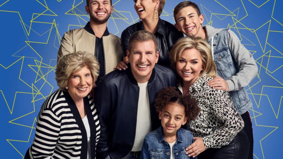 <div>Pictured: (l-r) Faye Chrisley, Chase Chrisley, Todd Chrisley, Savannah Chrisley, Chloe Chrisley, Julie Chrisley, Grayson Chrisley -- (Photo by: Tommy Garcia/USA Network/NBCU Photo Bank via Getty Images)</div>