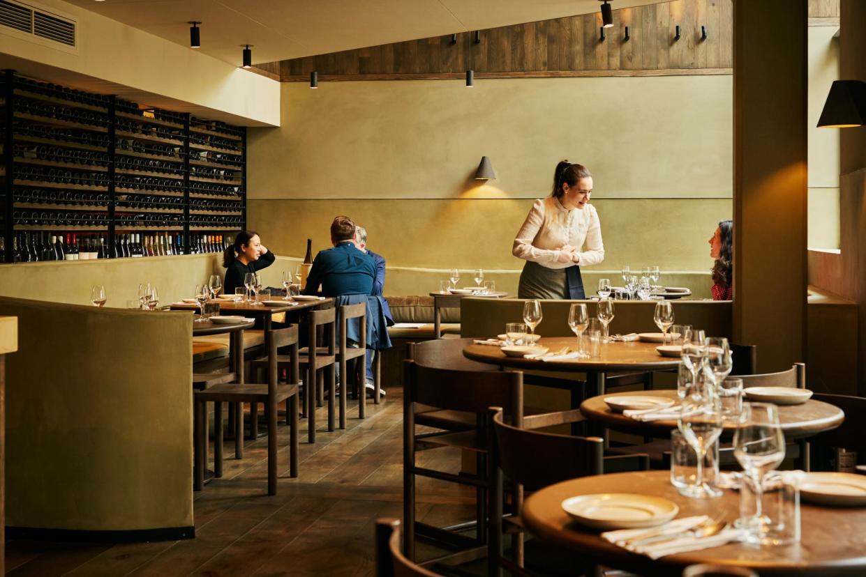 <span>Oma, London SE1: ‘‘Laid-back but gastronomically highfalutin.’</span><span>Photograph: Matthew Hague/The Guardian</span>