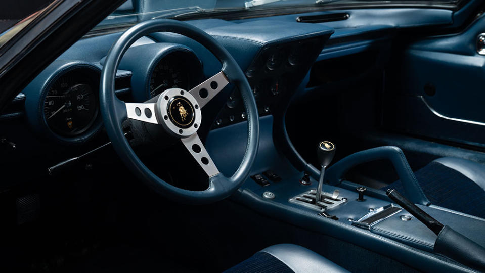 The original blue interior remains in top-notch condition. - Credit: Karissa Hosek/RM Sotheby's