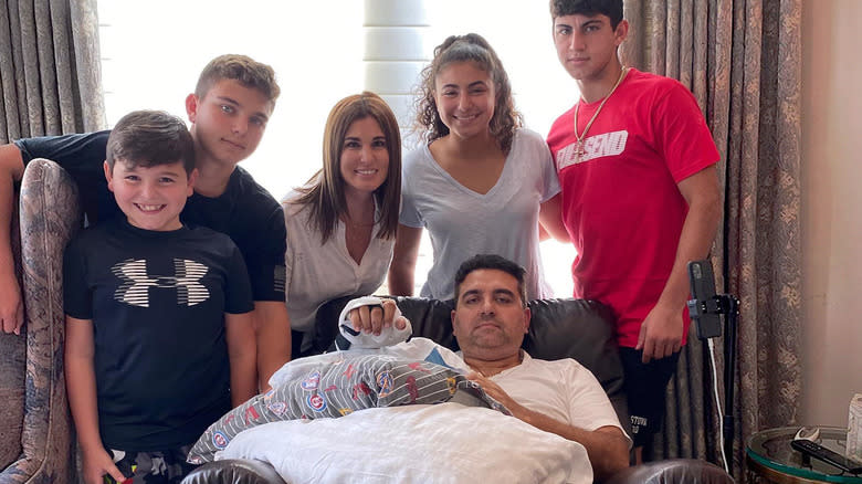 Valastro hand recovery with family