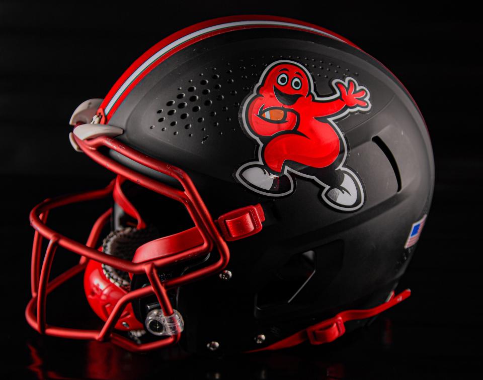 Western Kentucky running back helmets