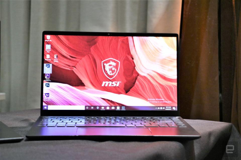 MSI Prestige 14 and 15 laptops hands-on

Cherlynn Low / Engadget