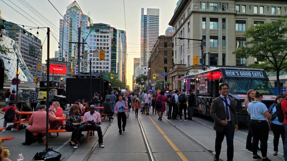 Festival Street aka King Street at TIFF - Credit: Deadline/A.D'Alessandro