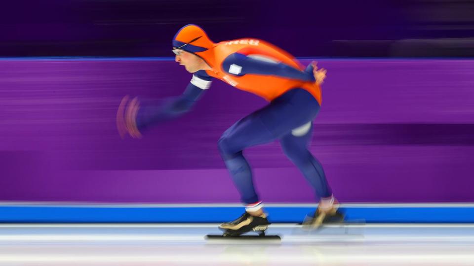 <p>Sven Kramer of the Netherlands took home the gold in the 5000m Speed Skating.</p>