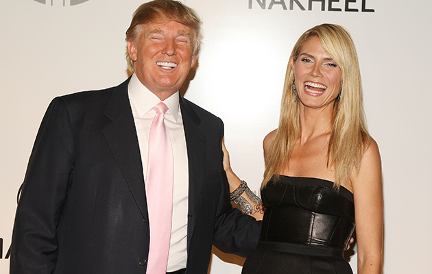 Heidi and Trump in 2008.