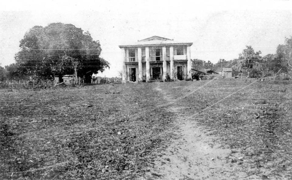 The Gamble Plantation is pictured in this historic photo from 1915.