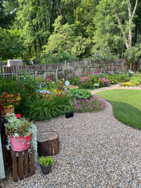 The Keiper Garden, shown here, is one of five private garden landscapes featured on this year's "Welcome to My Garden" tour.