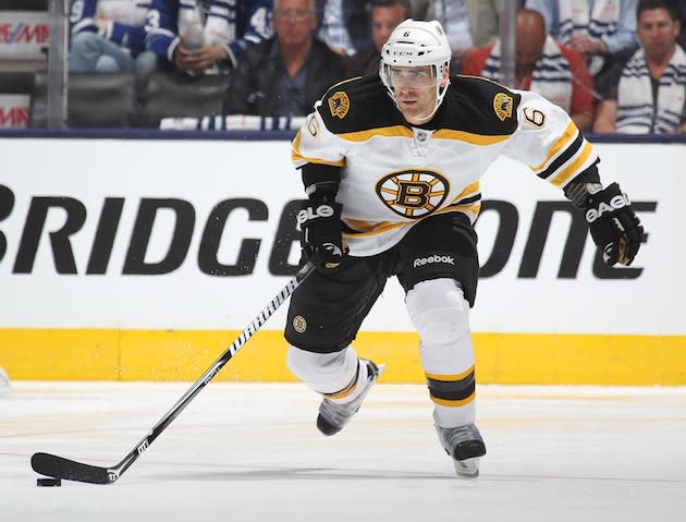 Wade Redden waits his turn for Bruins, thankful for the chance