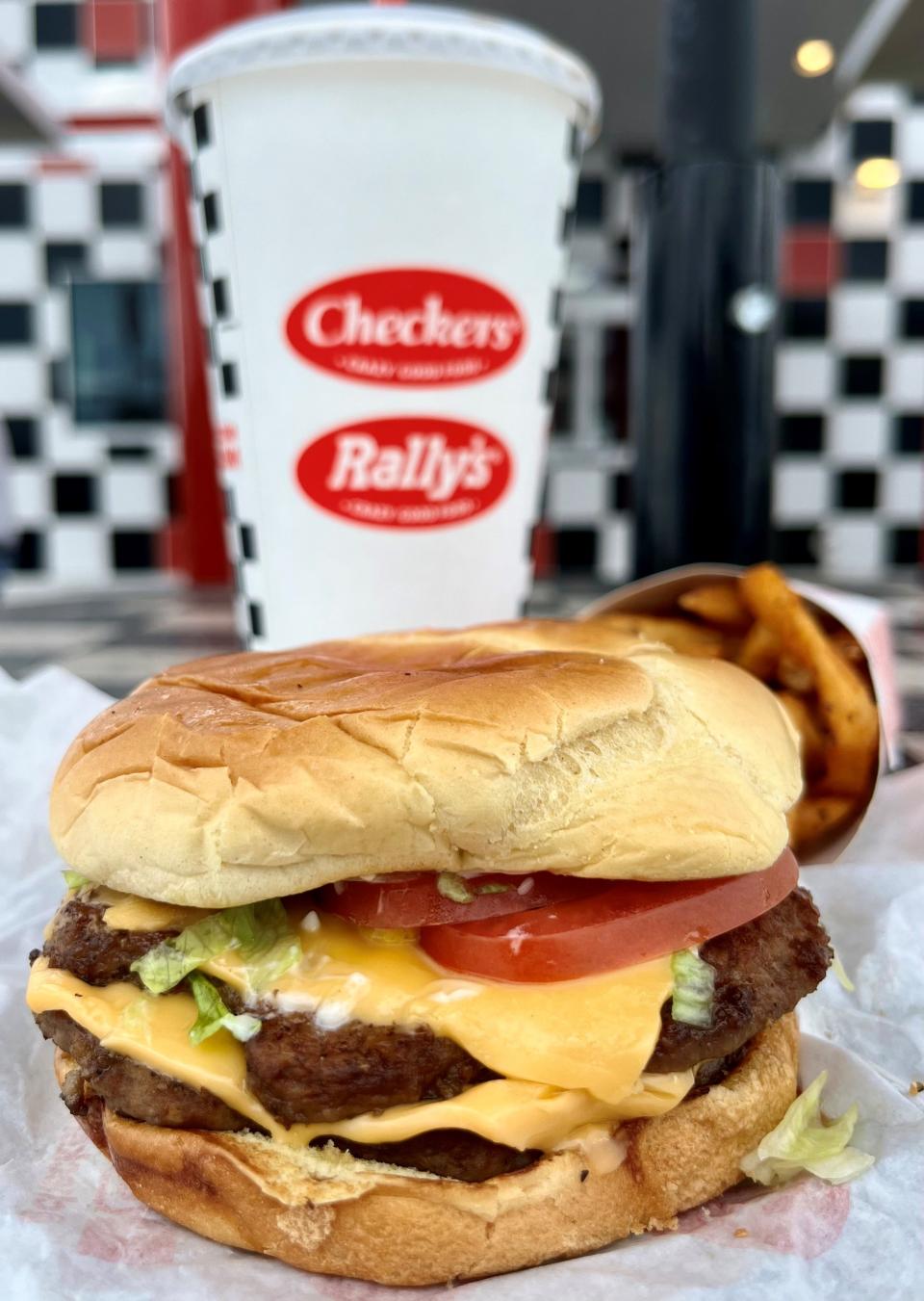 Checkers calls its Big Buford burger "the boss of all burgers."